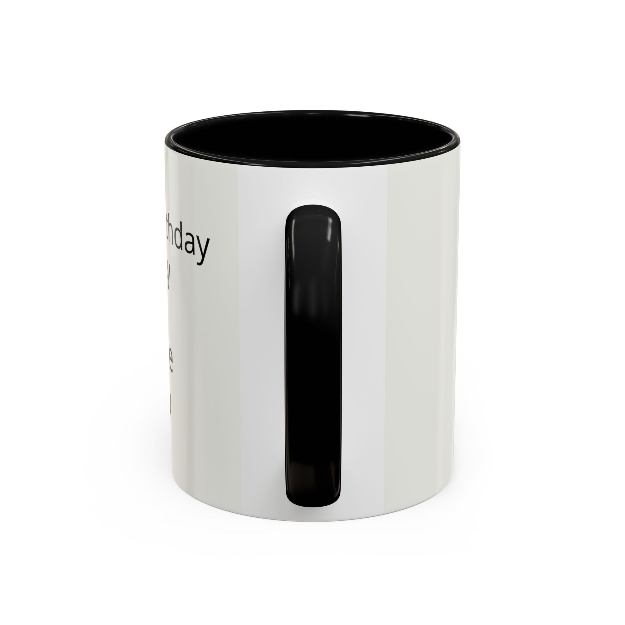Personalized 'Happy Birthday [Name] I Love You' Accent Coffee Mug