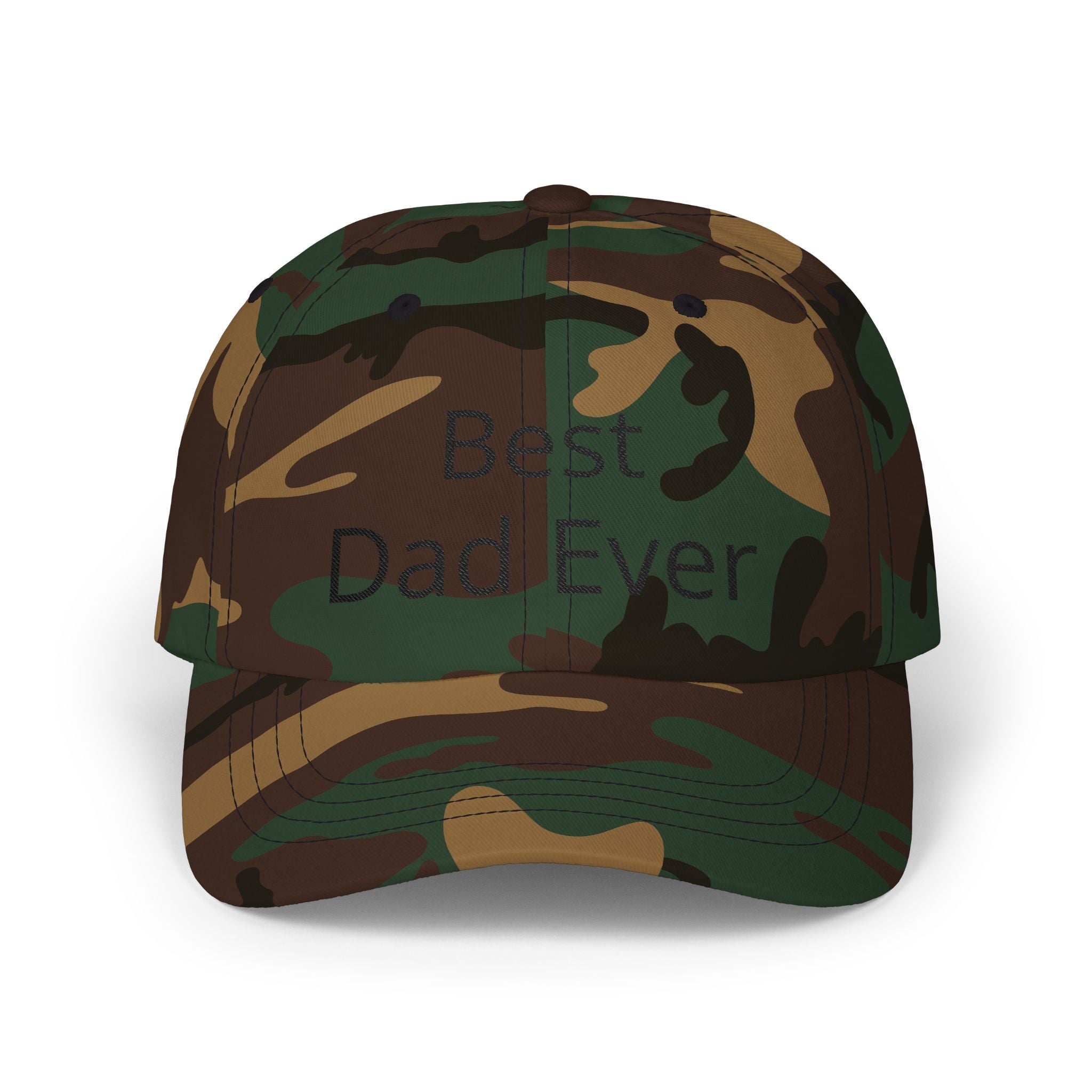 Best Dad Ever Embroidered Dad Cap — "I love you papa" Back Hat