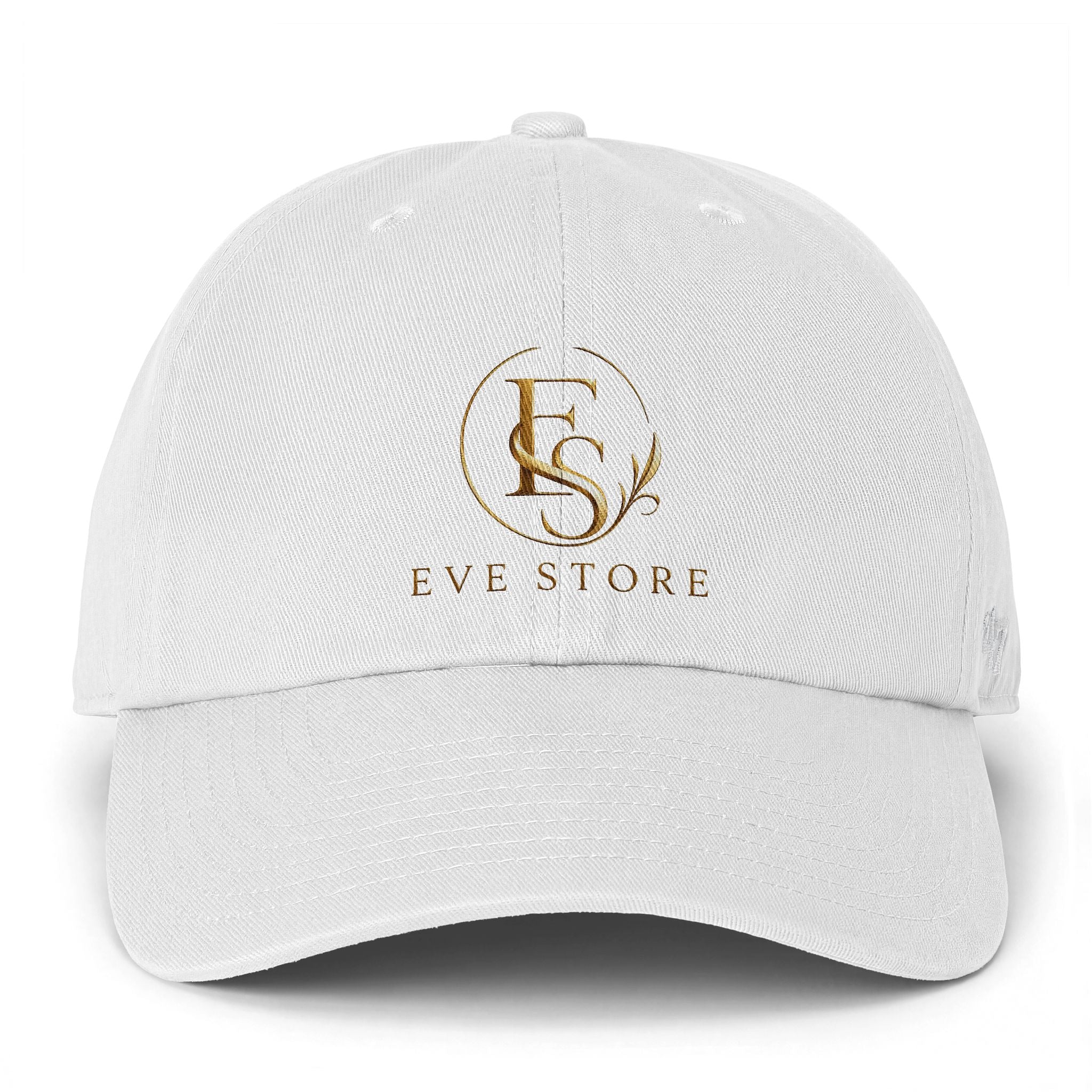 Eve Store Embroidered Logo Cap — Classic Clean-Up Baseball Hat