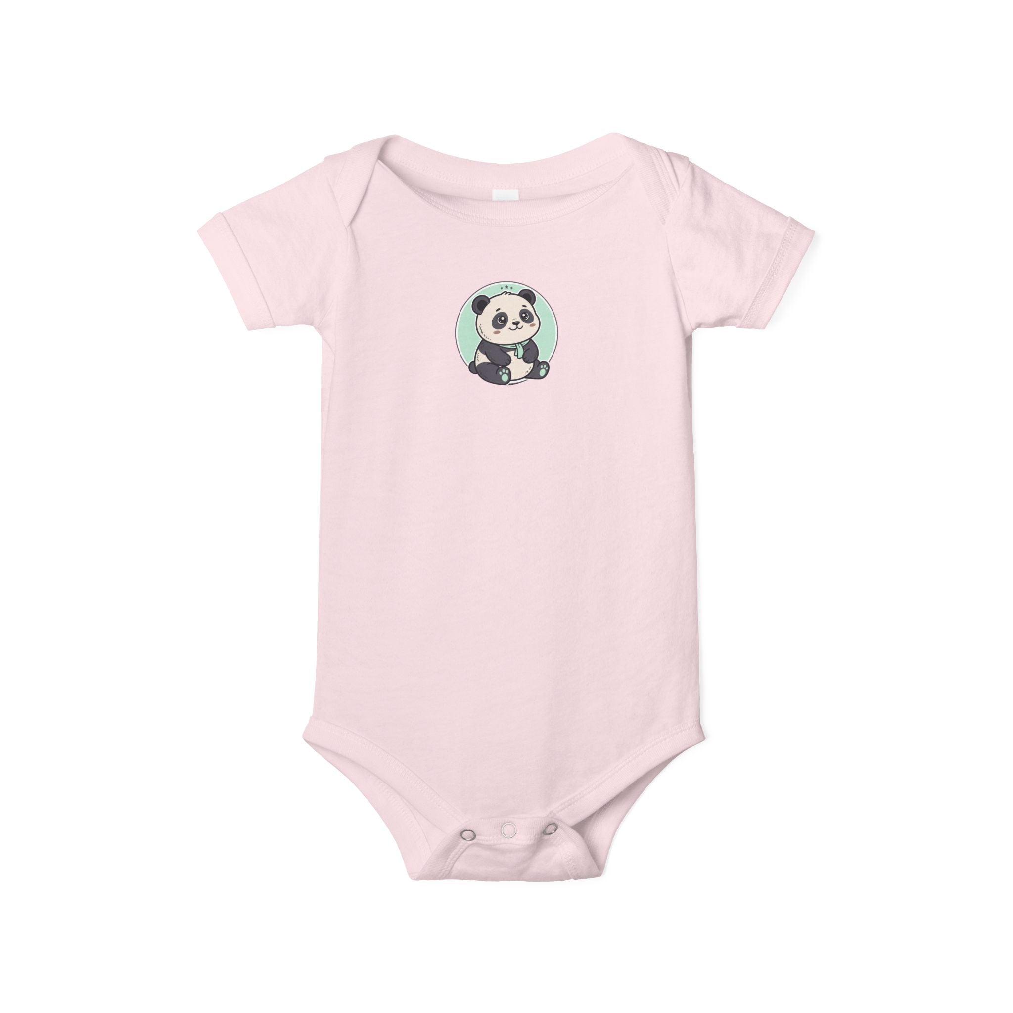 Panda Baby Onesie – Cute Infant Jersey One-Piece with Adorable Panda Graphic