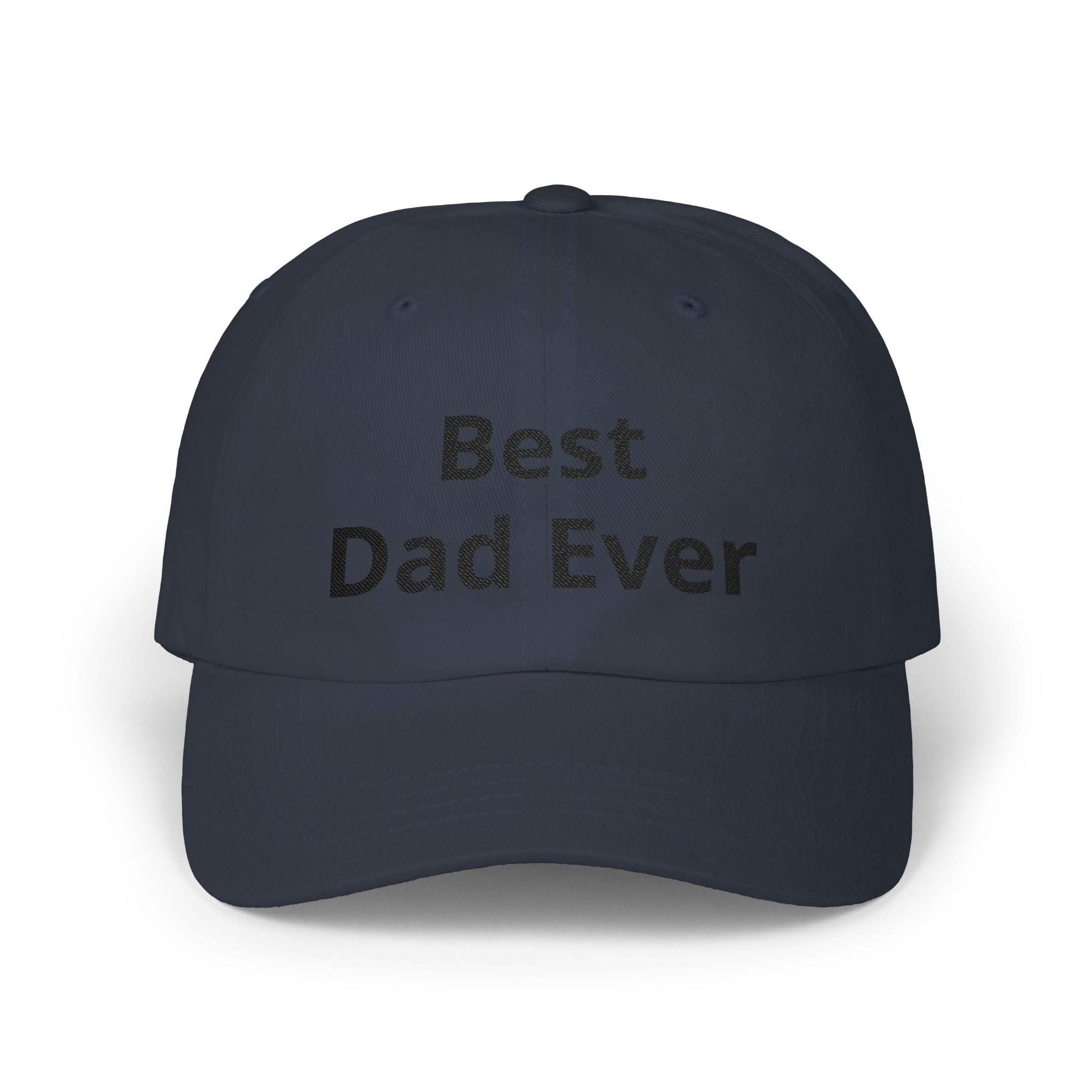 Best Dad Ever Embroidered Dad Cap — "I love you papa" Back Hat