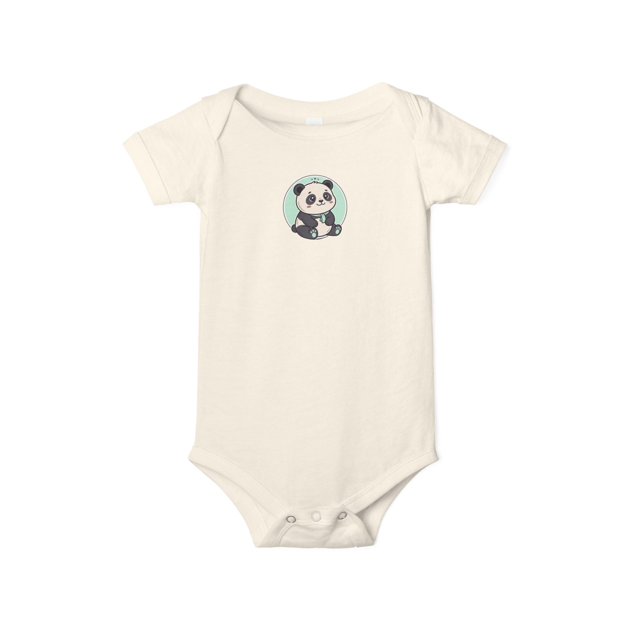 Panda Baby Onesie – Cute Infant Jersey One-Piece with Adorable Panda Graphic