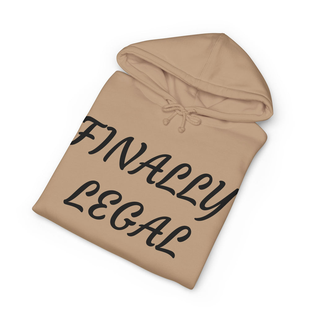 Hoodie — "Finally Legal"  Birthday Celebration Sweatshirt