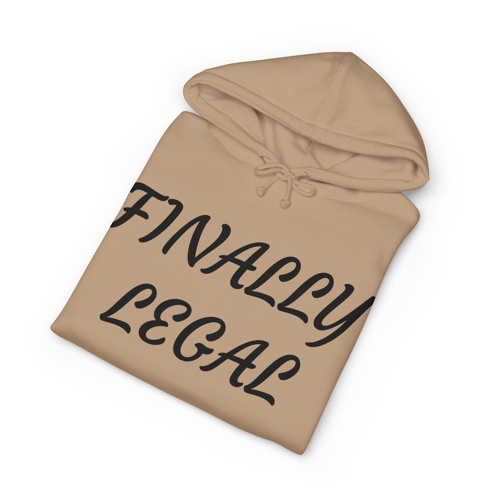 Hoodie — "Finally Legal"  Birthday Celebration Sweatshirt