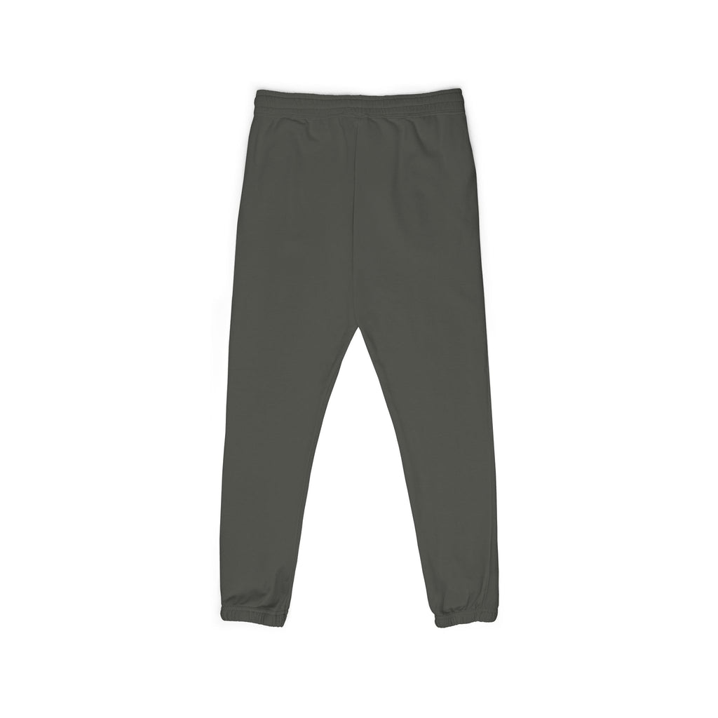 Embroidered Olive Fleece Sweatpants — Cozy Unisex Joggers