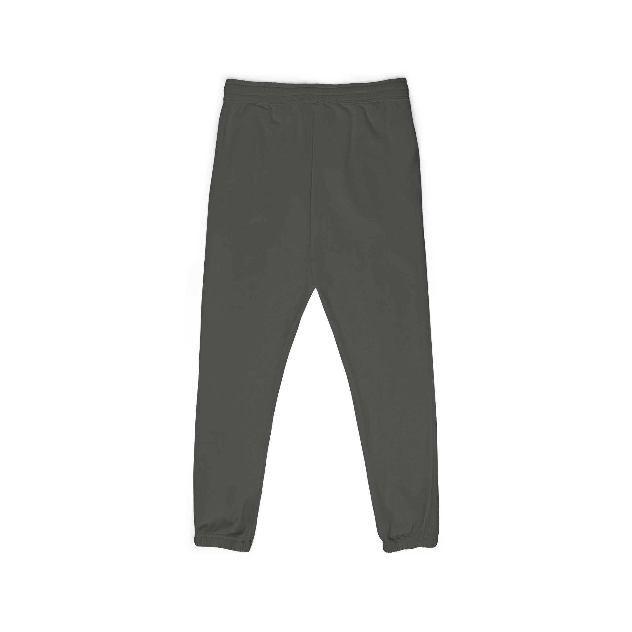 Embroidered Olive Fleece Sweatpants — Cozy Unisex Joggers