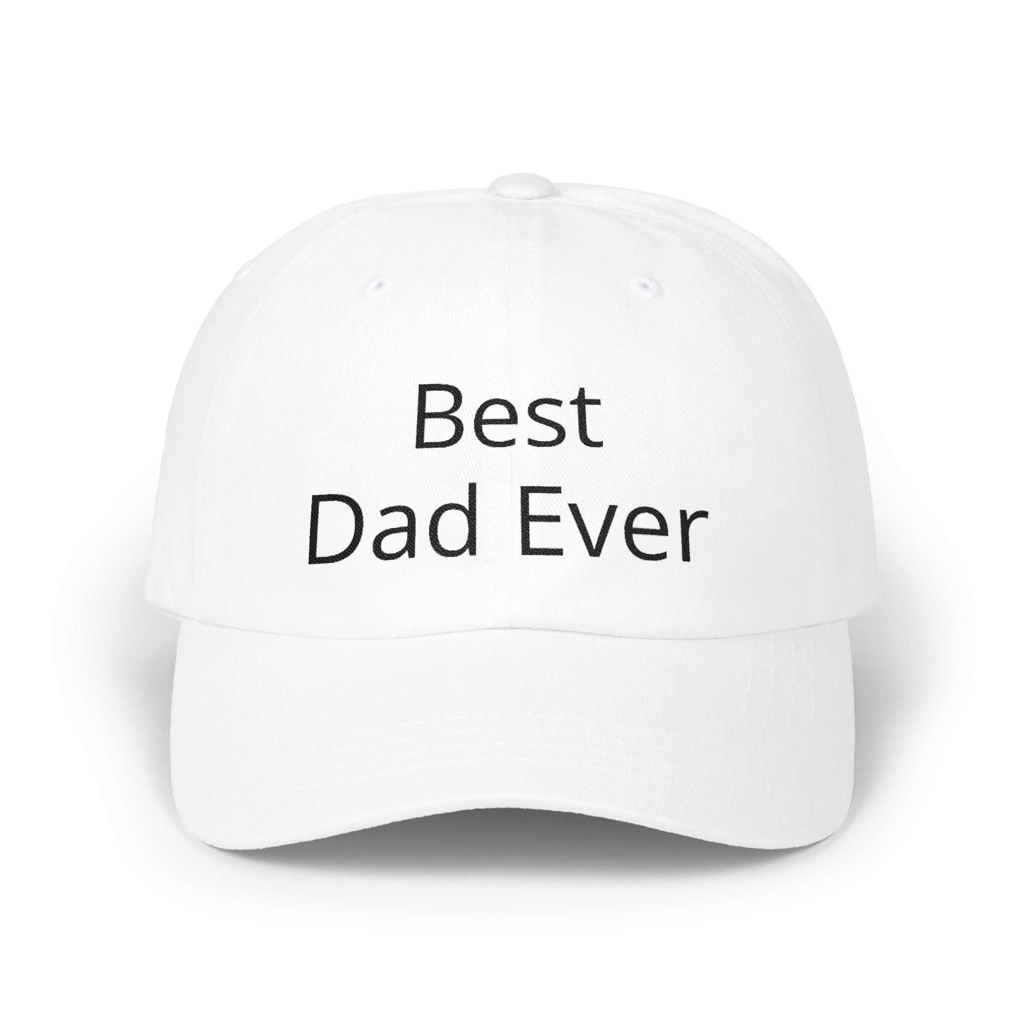 Best Dad Ever Embroidered Dad Cap — "I love you papa" Back Hat