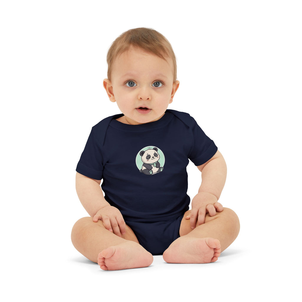 Panda Baby Onesie – Cute Infant Jersey One-Piece with Adorable Panda Graphic