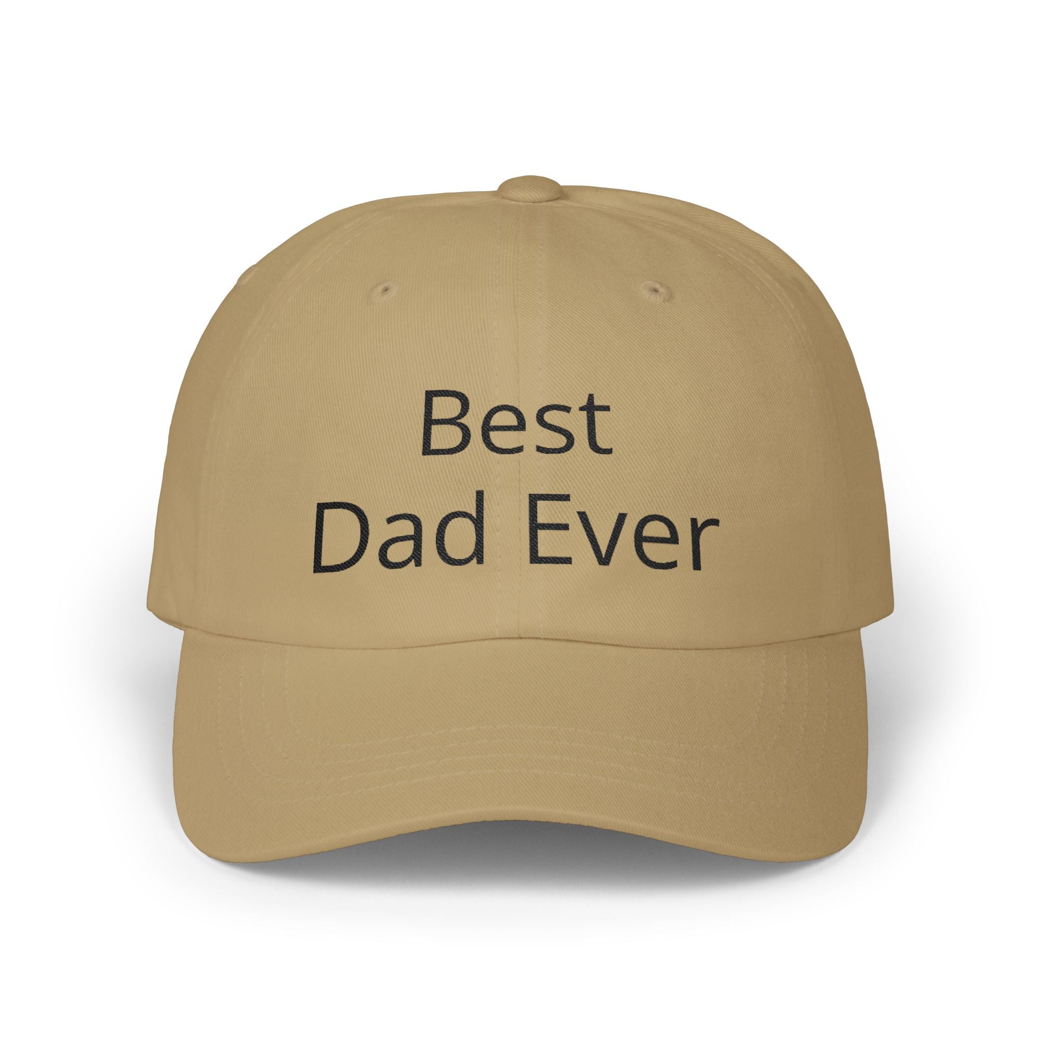 Best Dad Ever Embroidered Dad Cap — "I love you papa" Back Hat
