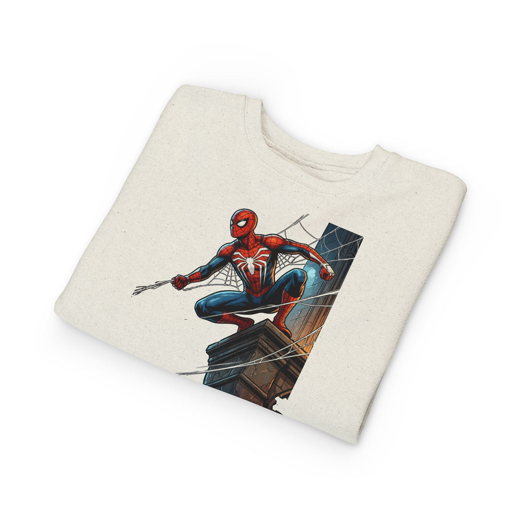 Toddler Sweatshirt — Superhero Web-Swinging Graphic Pullover