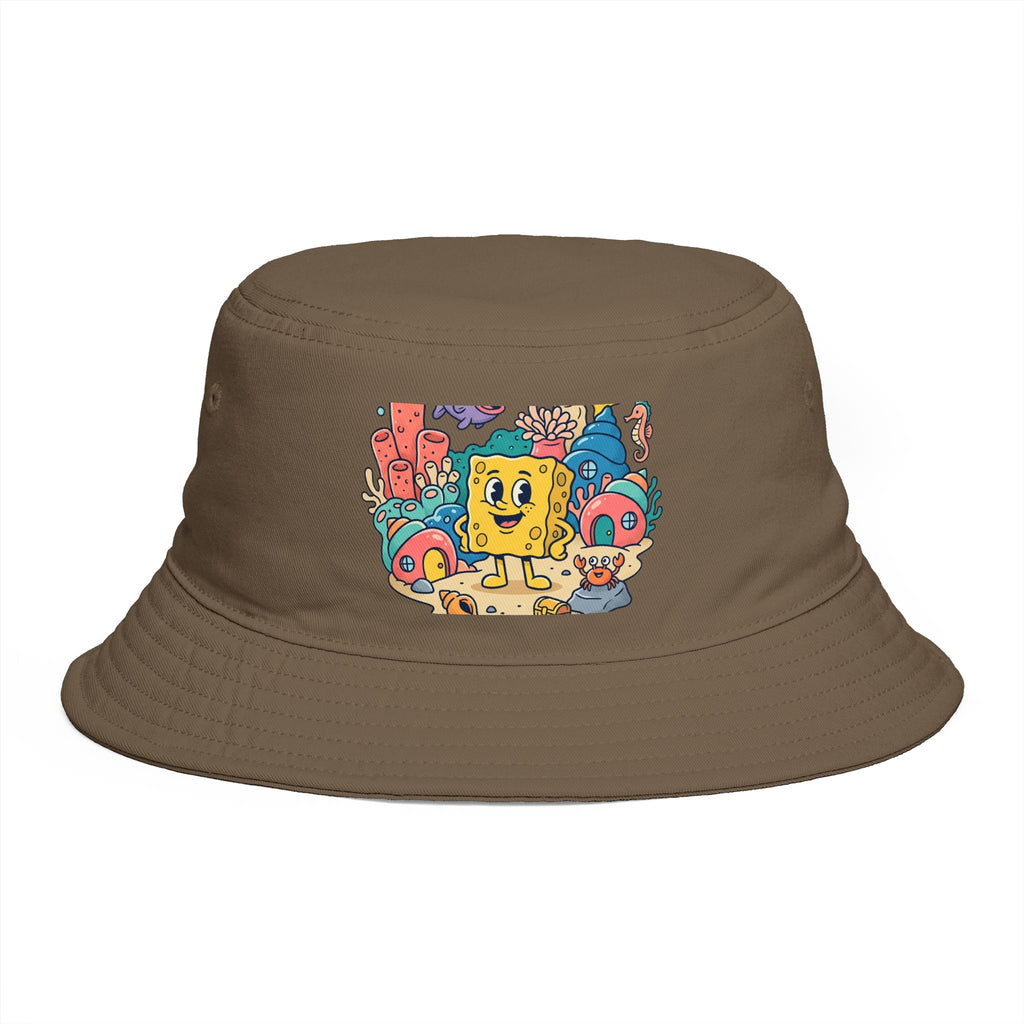 SpongeBob SquarePants Sea Friends Bucket Hat — Cute Cartoon SpongeBob Beach Hat