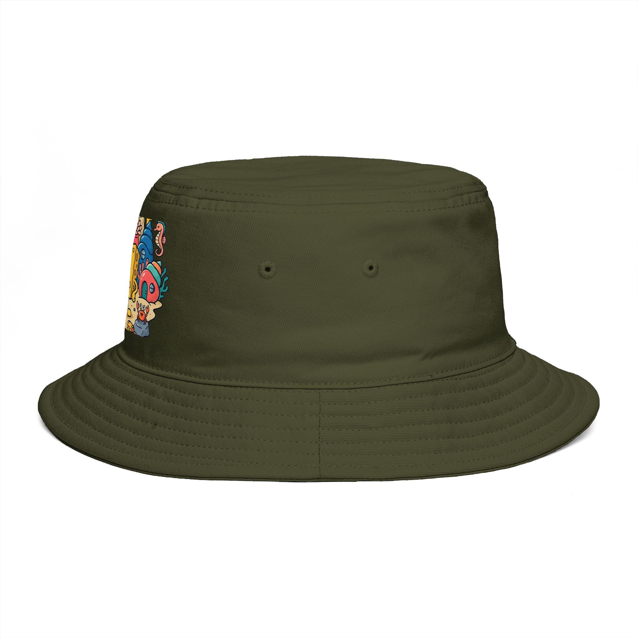 SpongeBob SquarePants Sea Friends Bucket Hat — Cute Cartoon SpongeBob Beach Hat
