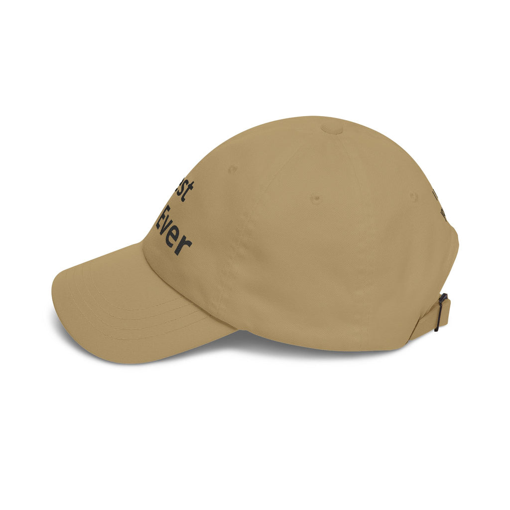 Best Dad Ever Embroidered Dad Cap — "I love you papa" Back Hat