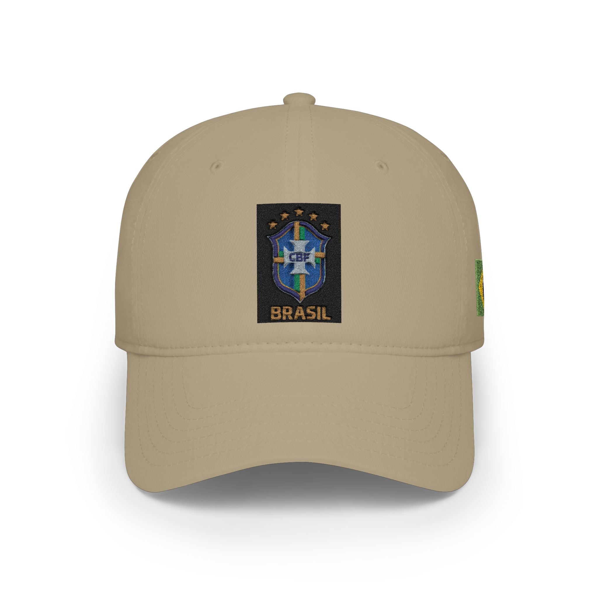 Brazil Crest Baseball Cap - Low Profile Hat with BRASIL Patch