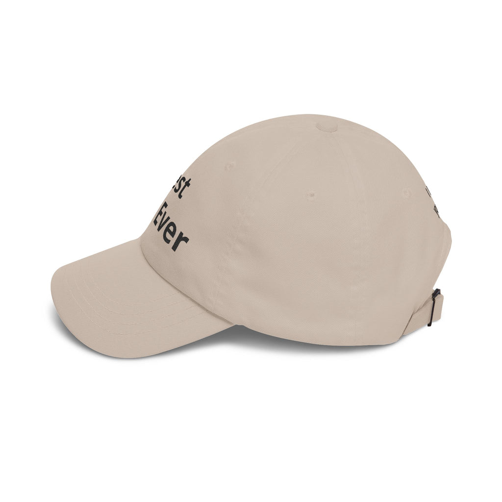 Best Dad Ever Embroidered Dad Cap — "I love you papa" Back Hat