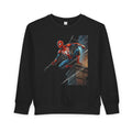 Toddler Sweatshirt — Superhero Web-Swinging Graphic Pullover